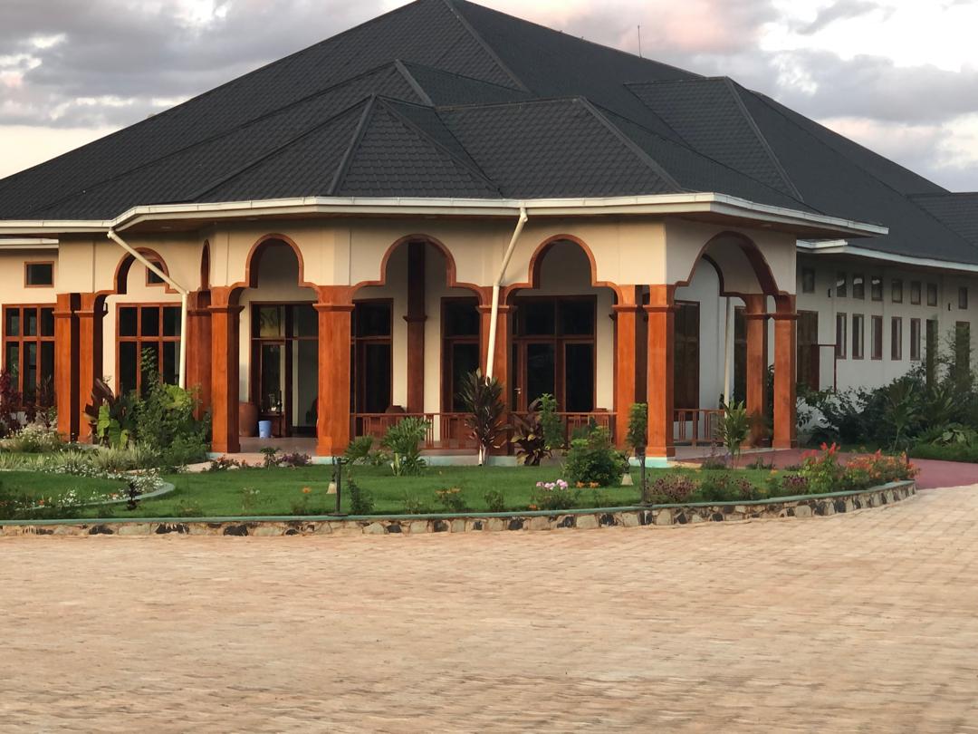 Main building with arched architecture