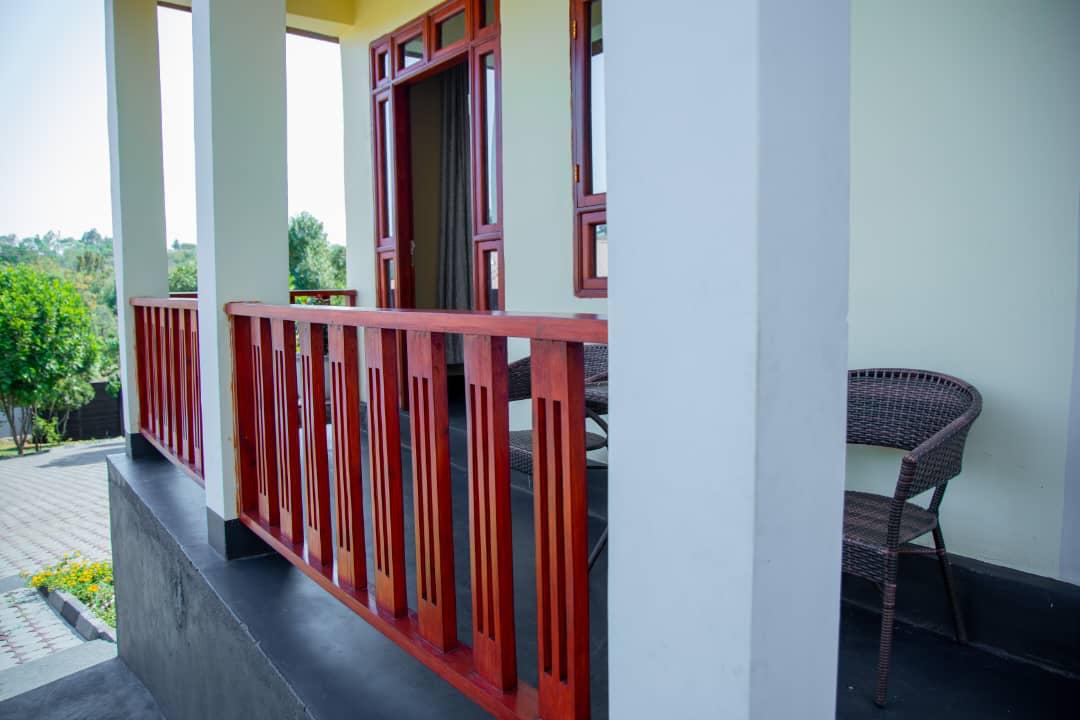 Private balcony with garden views